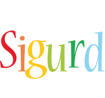 Sigurd birthday logo