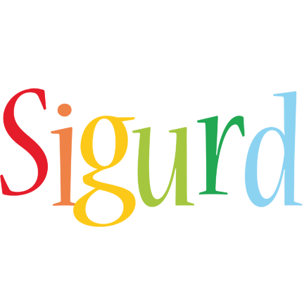 Sigurd birthday logo