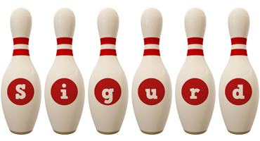 Sigurd bowling-pin logo