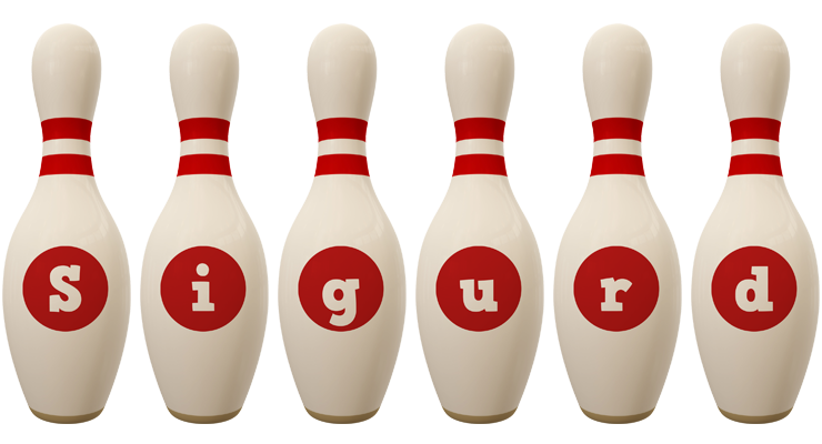 Sigurd bowling-pin logo
