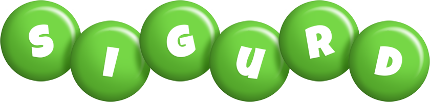 Sigurd candy-green logo