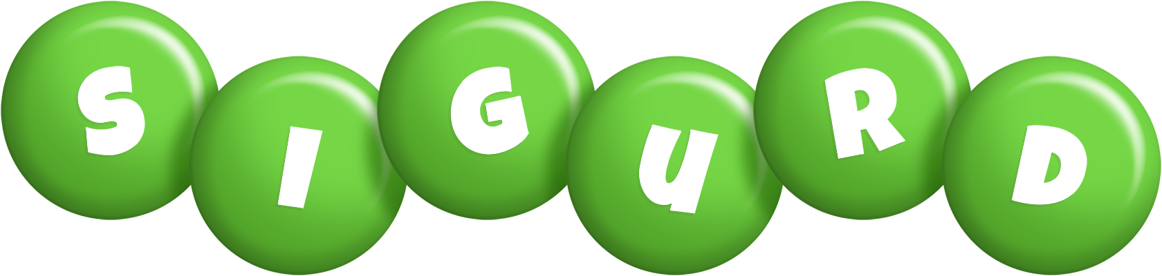 Sigurd candy-green logo