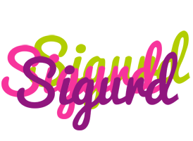 Sigurd flowers logo