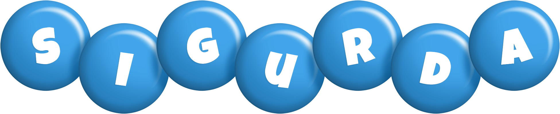 Sigurda candy-blue logo