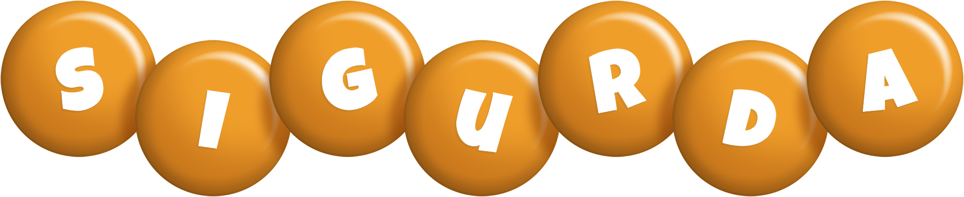 Sigurda candy-orange logo
