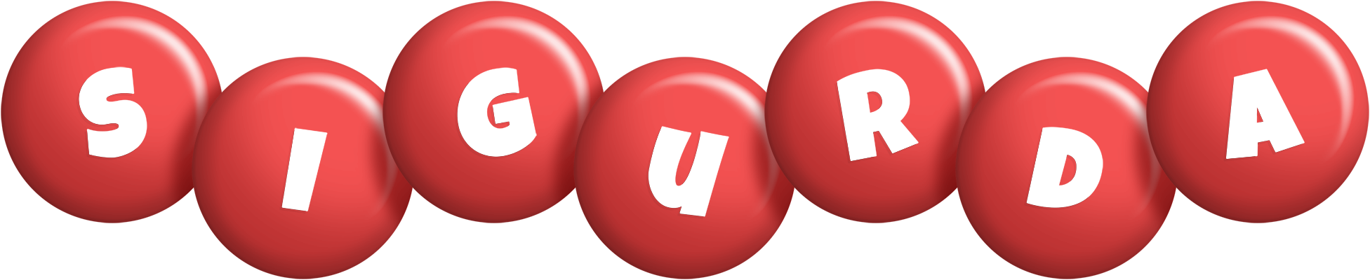 Sigurda candy-red logo