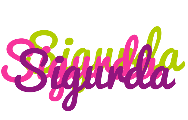 Sigurda flowers logo