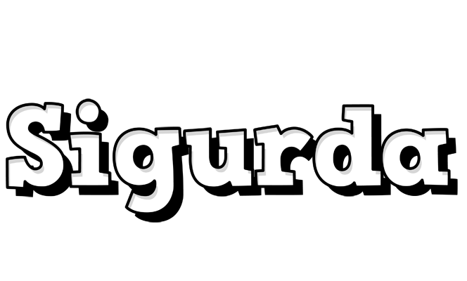 Sigurda snowing logo