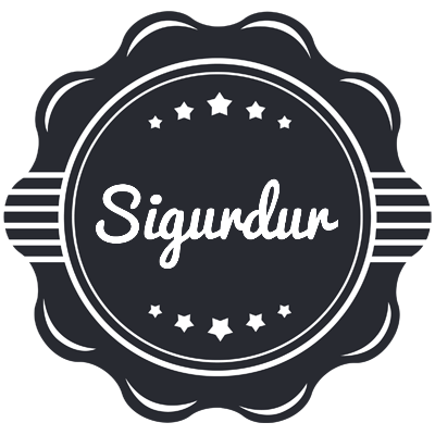 Sigurdur badge logo