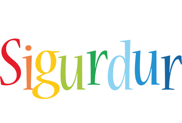 Sigurdur birthday logo