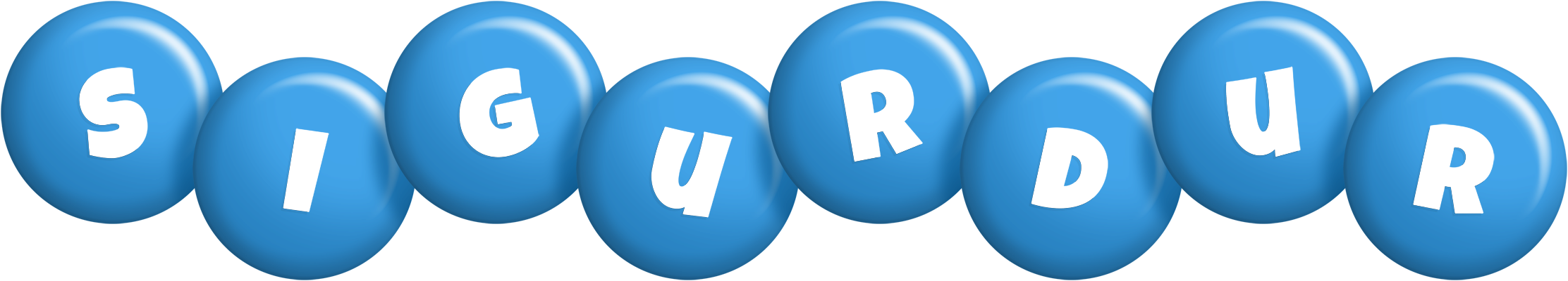 Sigurdur candy-blue logo