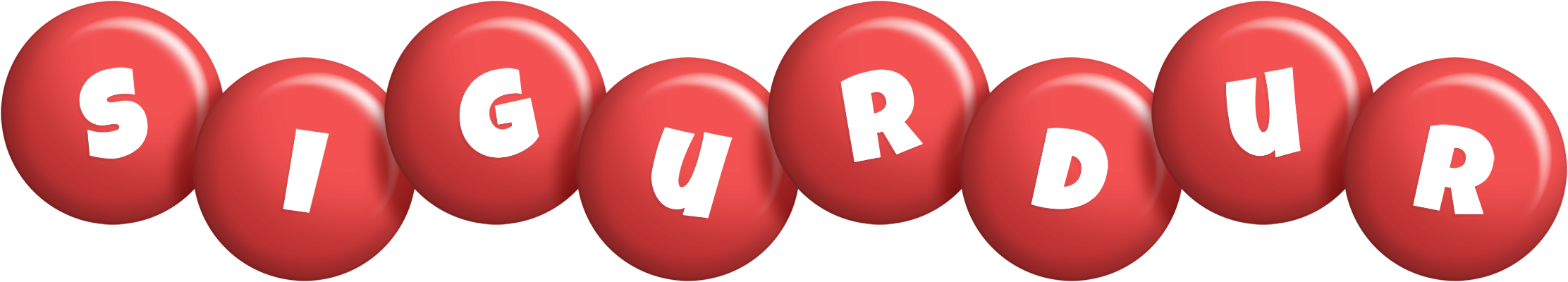 Sigurdur candy-red logo