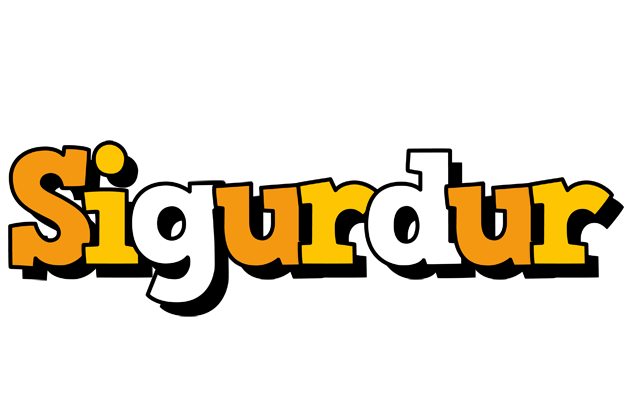 Sigurdur cartoon logo
