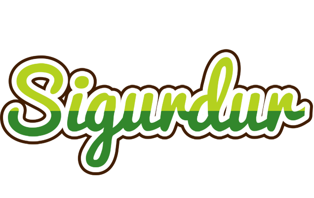 Sigurdur golfing logo