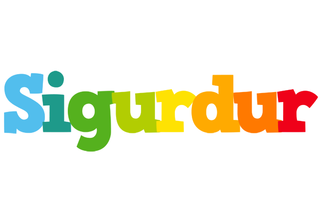 Sigurdur rainbows logo