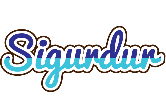 Sigurdur raining logo