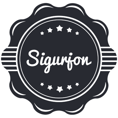 Sigurjon badge logo