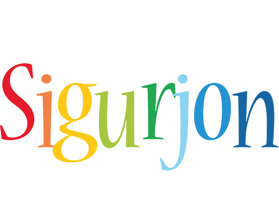 Sigurjon birthday logo