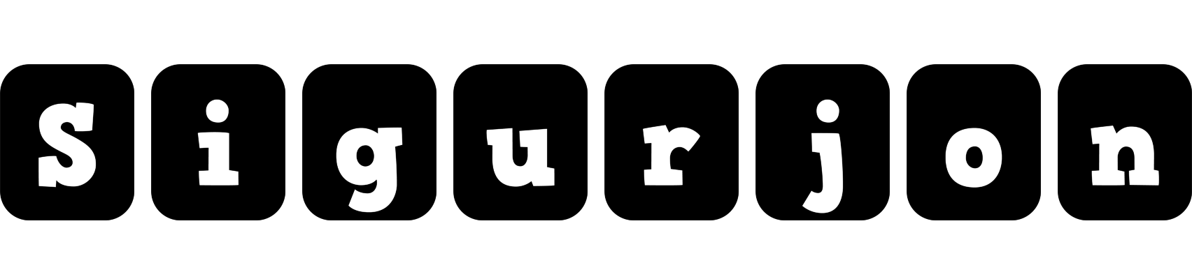 Sigurjon box logo