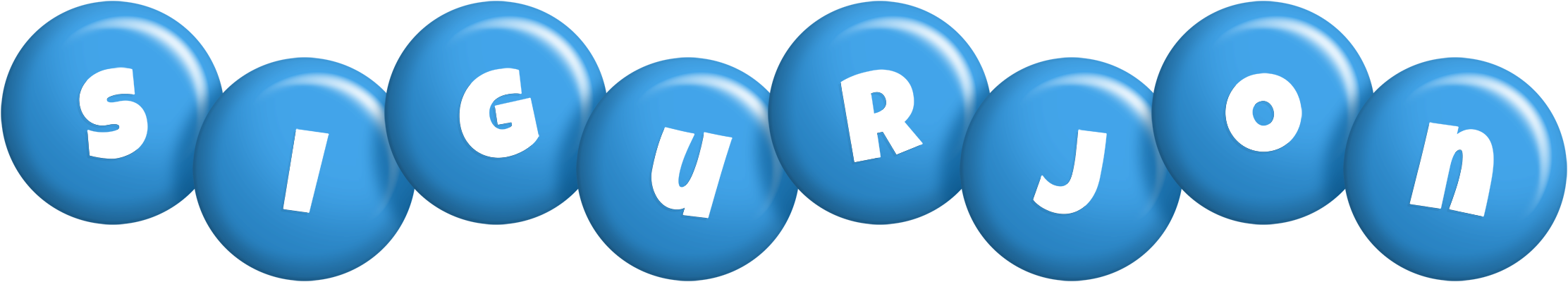 Sigurjon candy-blue logo