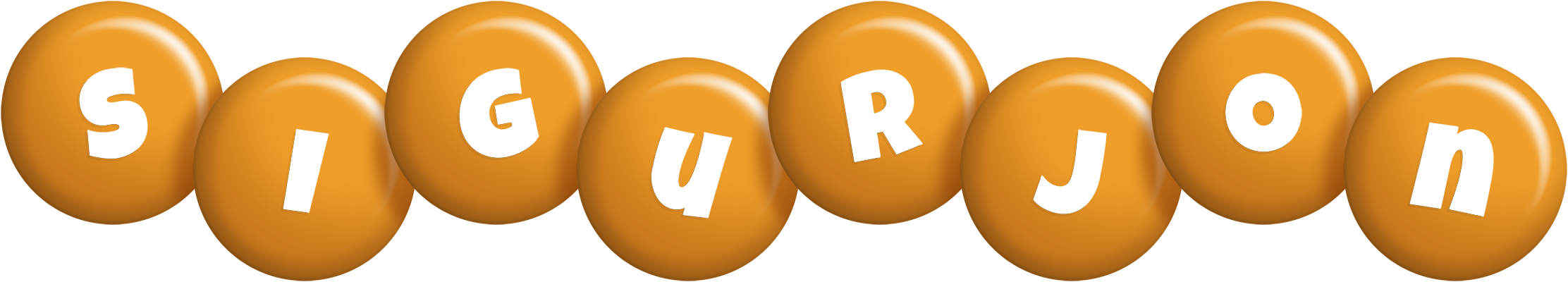 Sigurjon candy-orange logo