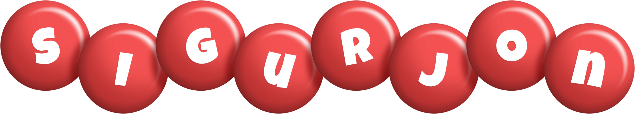 Sigurjon candy-red logo