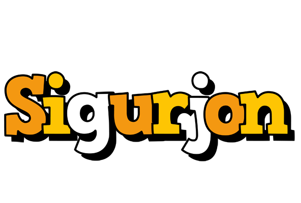Sigurjon cartoon logo