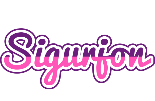 Sigurjon cheerful logo