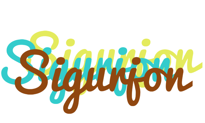 Sigurjon cupcake logo
