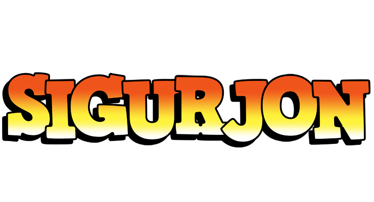 Sigurjon sunset logo