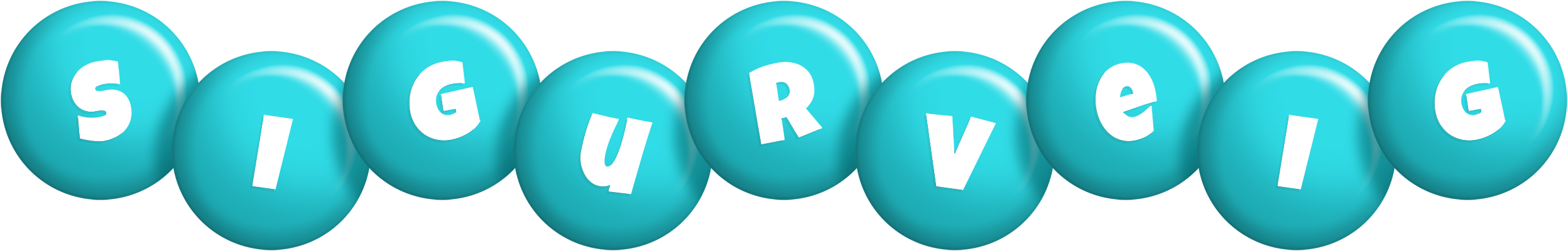 Sigurveig candy-azur logo