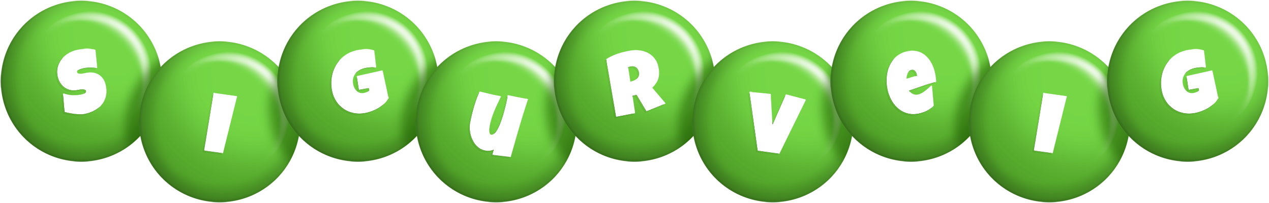 Sigurveig candy-green logo