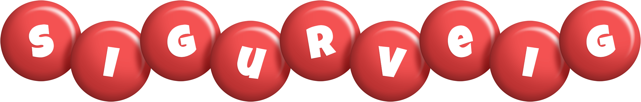 Sigurveig candy-red logo