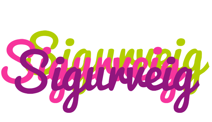 Sigurveig flowers logo