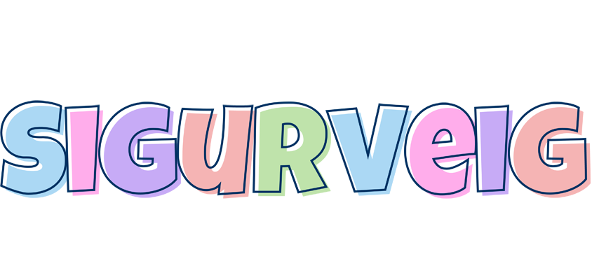 Sigurveig pastel logo