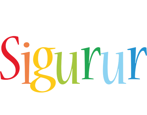 Sigurður birthday logo