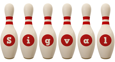 Sigval bowling-pin logo