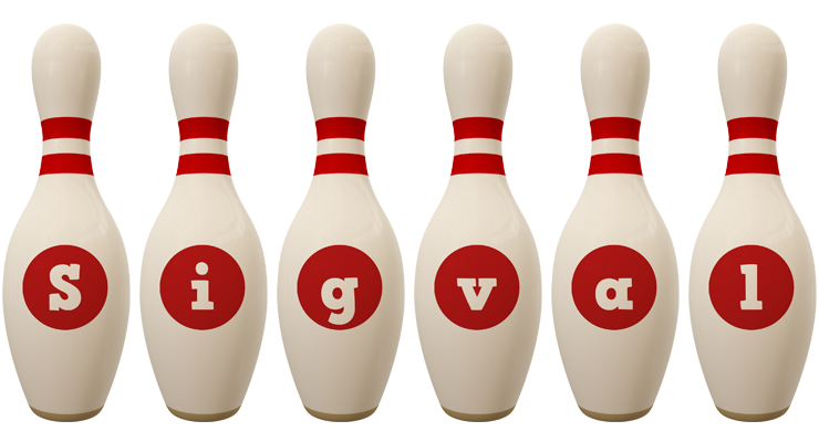Sigval bowling-pin logo