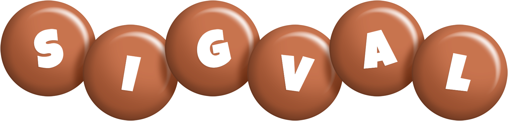 Sigval candy-brown logo