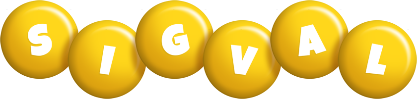 Sigval candy-yellow logo