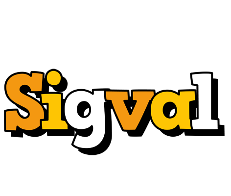Sigval cartoon logo