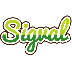 Sigval golfing logo