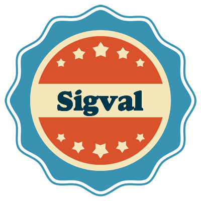 Sigval labels logo