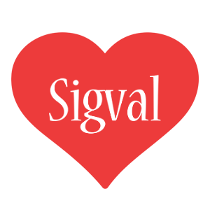 Sigval love logo