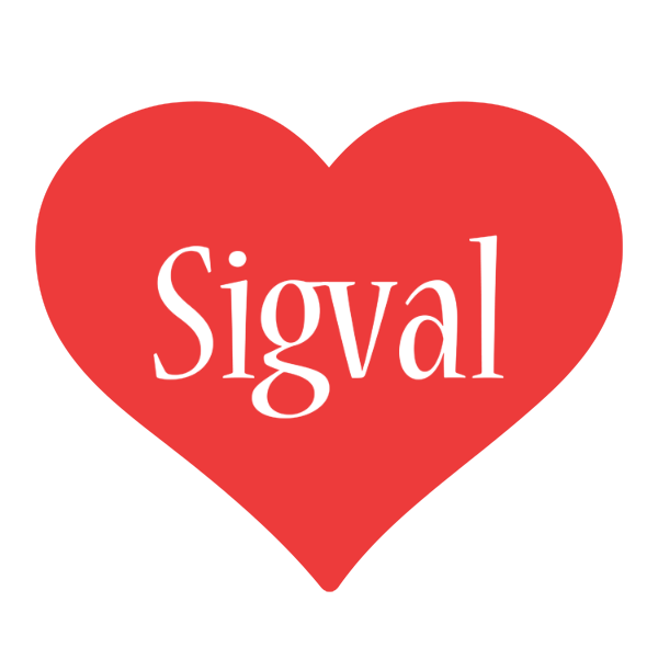 Sigval love logo