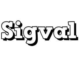 Sigval snowing logo