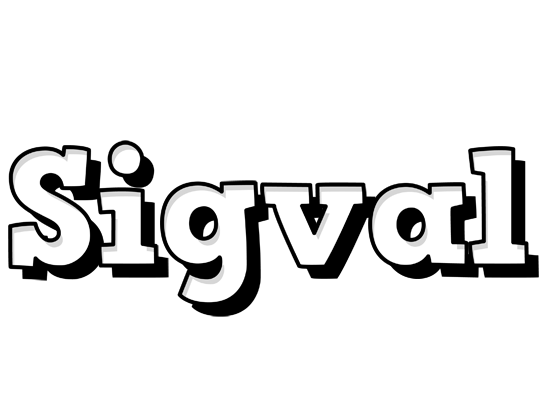 Sigval snowing logo