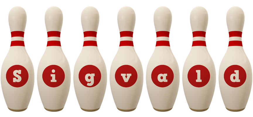 Sigvald bowling-pin logo