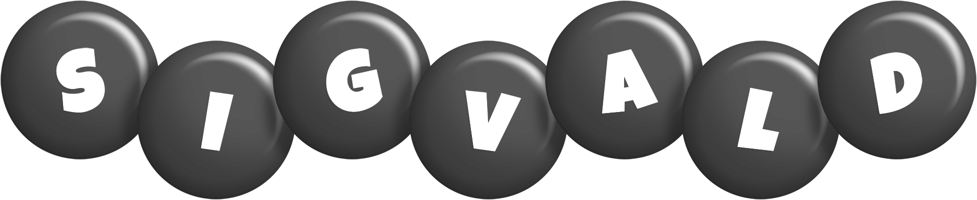 Sigvald candy-black logo