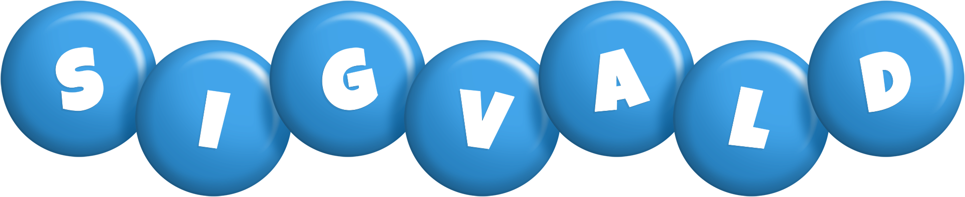 Sigvald candy-blue logo